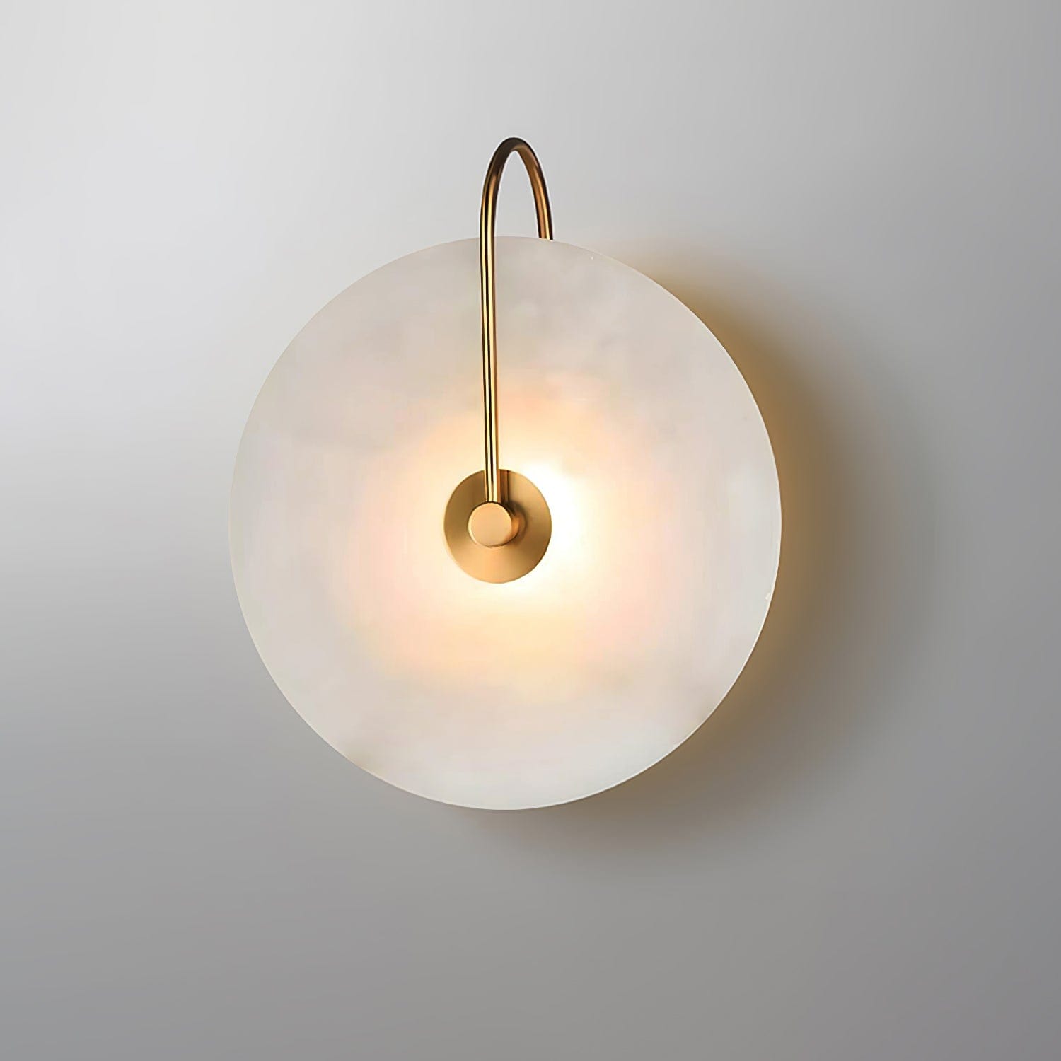 Alabaster LED Wall Lamp – Elegant Illumination for Any Space