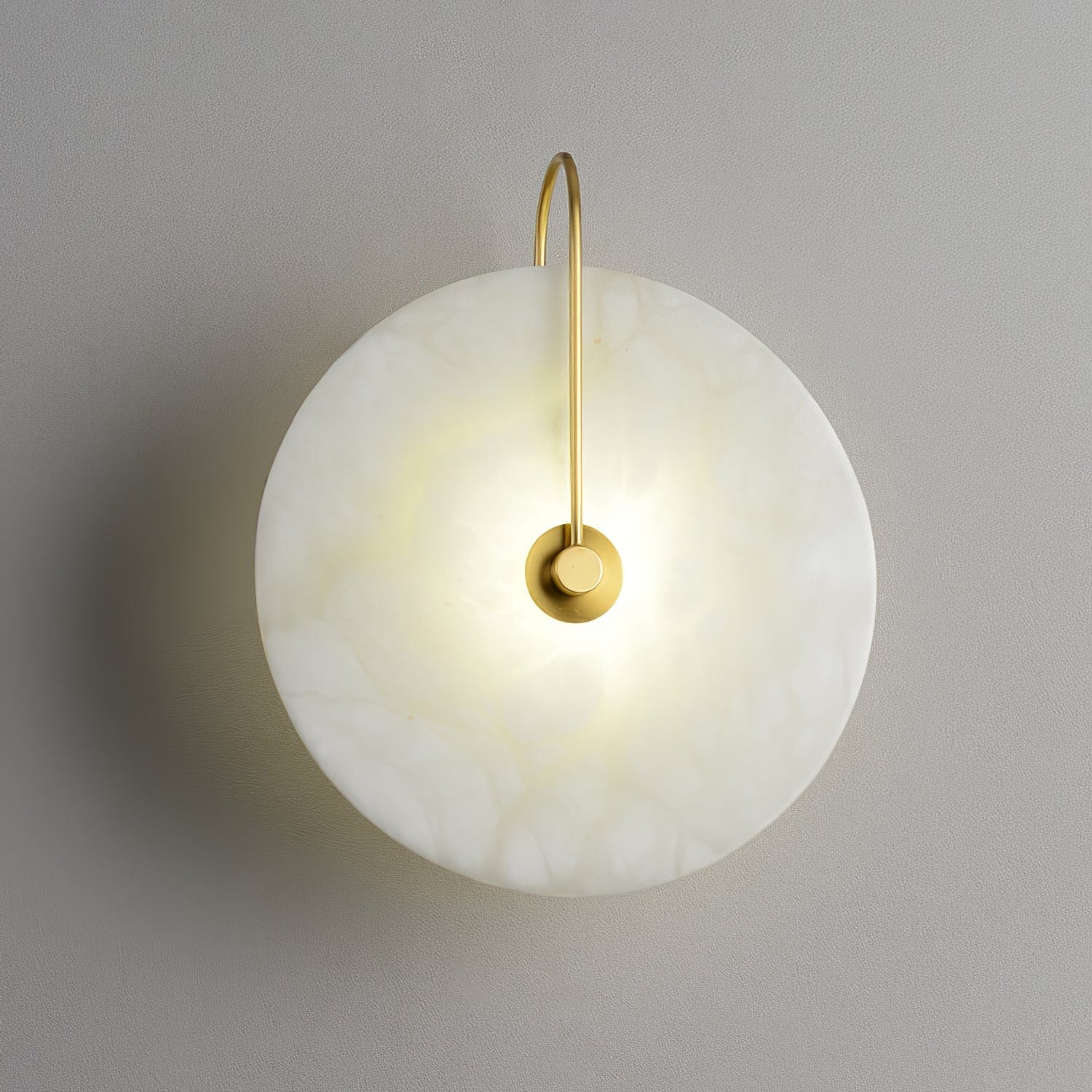 Alabaster LED Wall Lamp – Elegant Illumination for Any Space