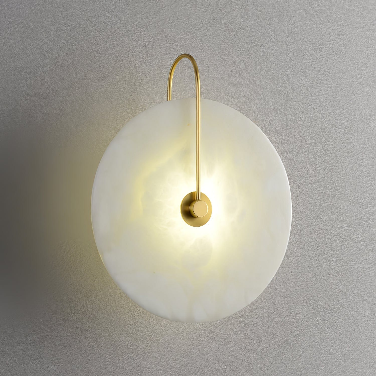 Alabaster LED Wall Lamp – Elegant Illumination for Any Space