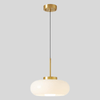 Modern Copper and Glass Chandelier – Vintage Elegance with Radiant Illumination