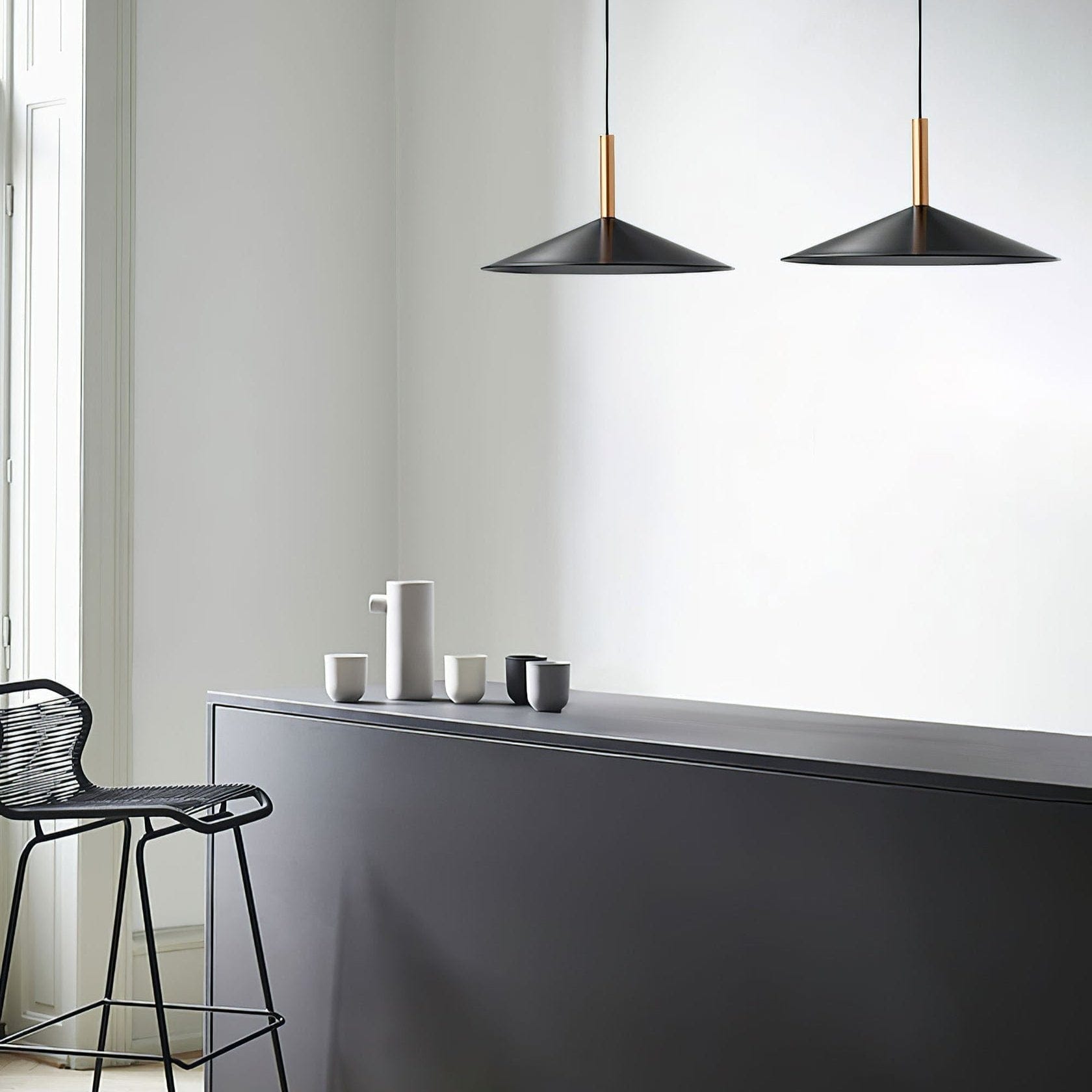 Altura Pendant Lamp - Modern Cone-Shaped LED Lighting with Elegant Simplicity