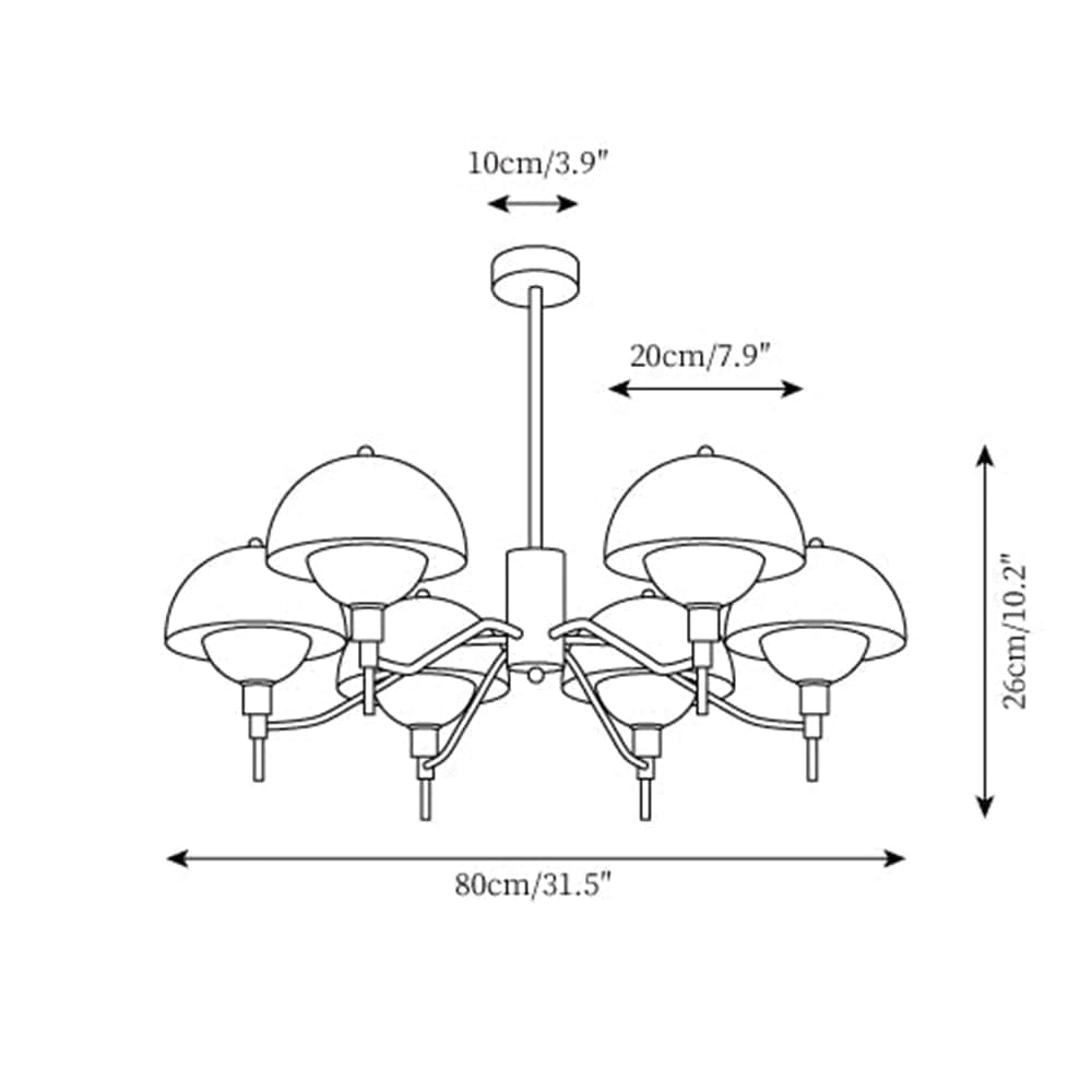 French Bubble Cream Chandelier - Elegant Crystal & Glass Design