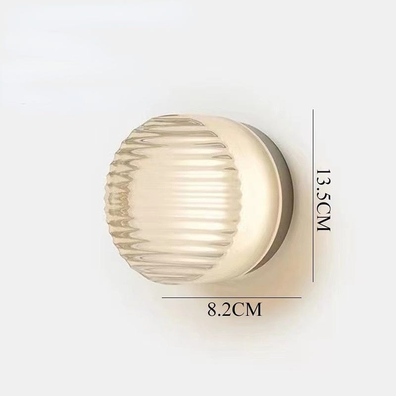 Modern Round LED Wall Light for Indoor and Outdoor Use