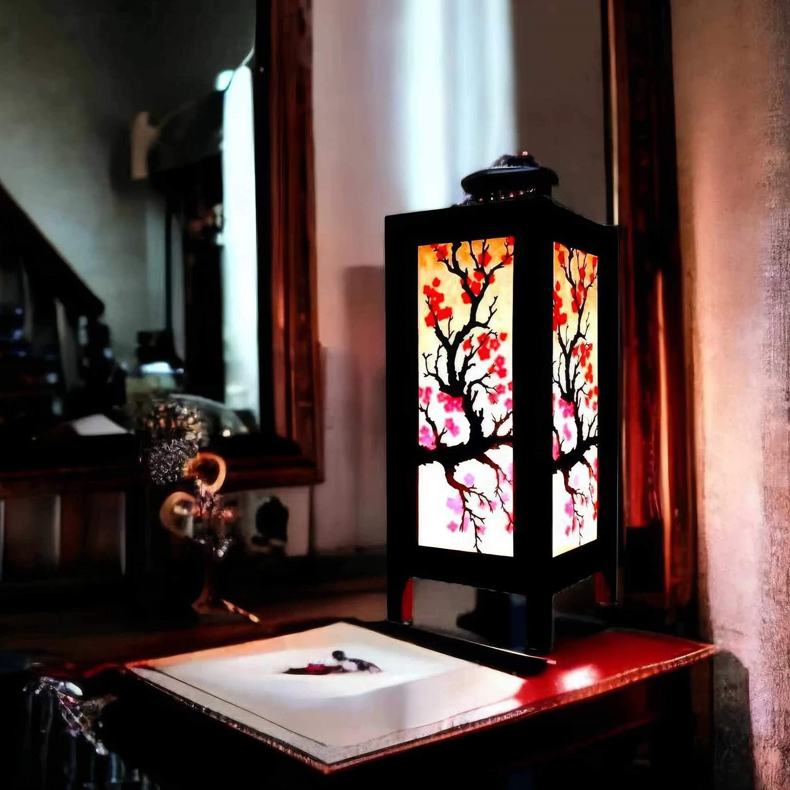 Bamboo Blossom Lantern – Cherry Blossom Design