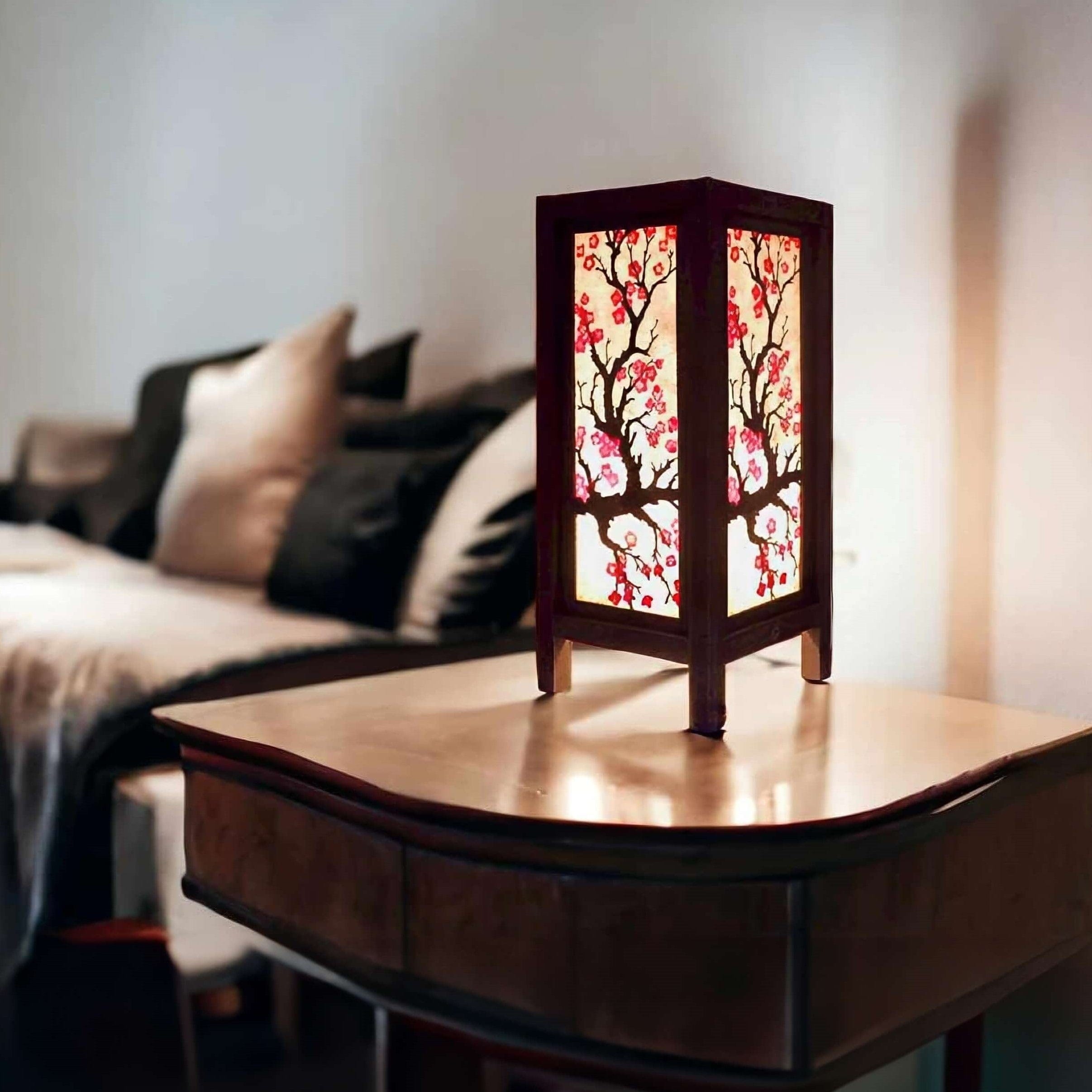 Bamboo Blossom Lantern – Cherry Blossom Design