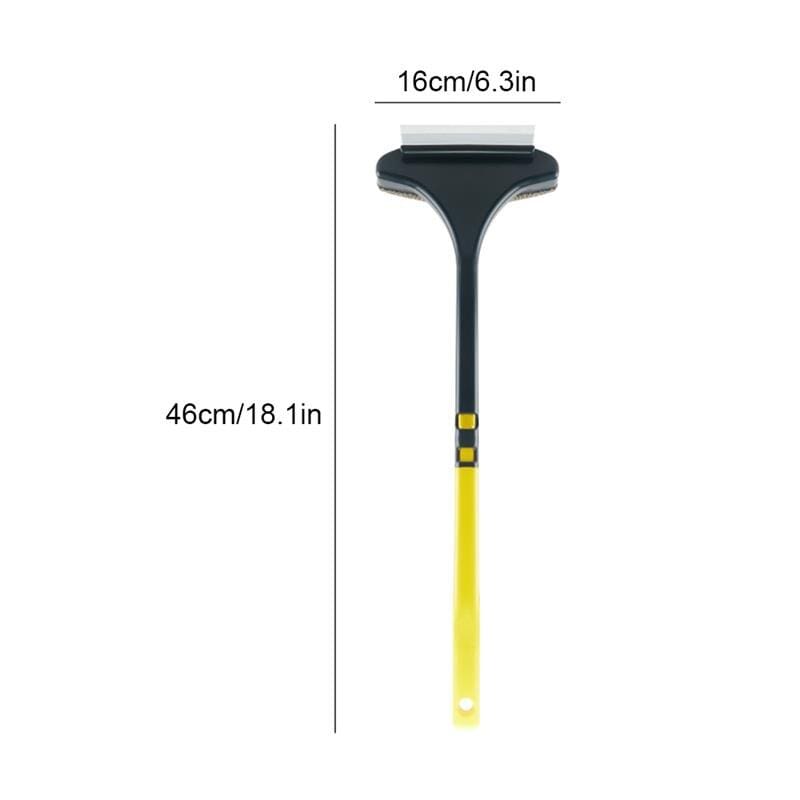 2-in-1 Adjustable Window Cleaner – Squeegee & Scrubber