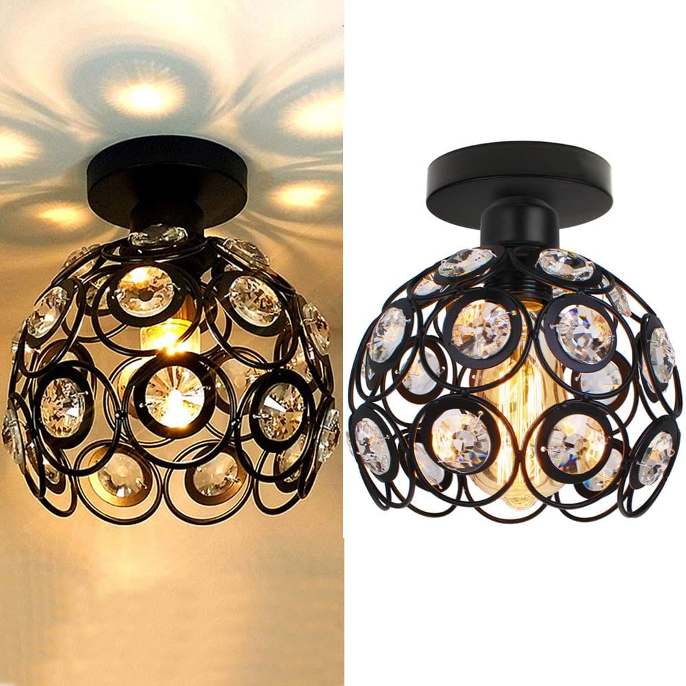 Fancy Gold Luxury Ball Ceiling Light - Opulent Hallway Illumination