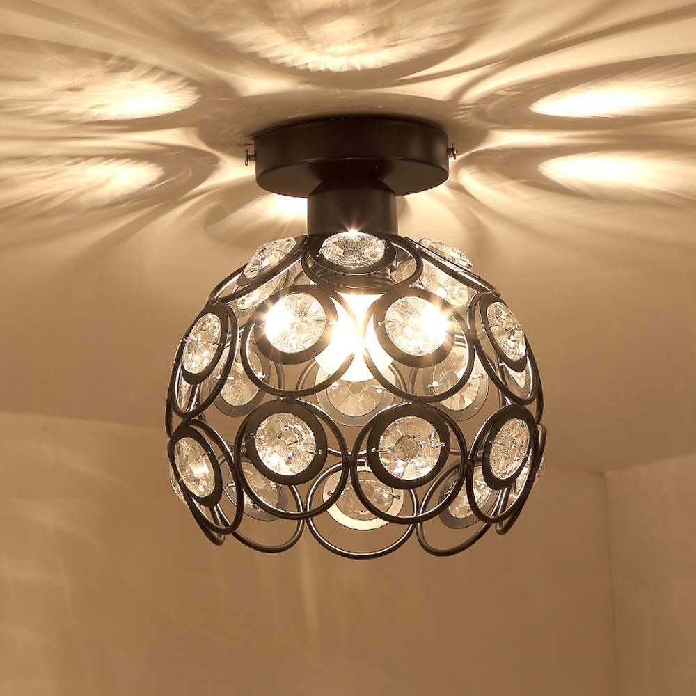 Fancy Gold Luxury Ball Ceiling Light - Opulent Hallway Illumination