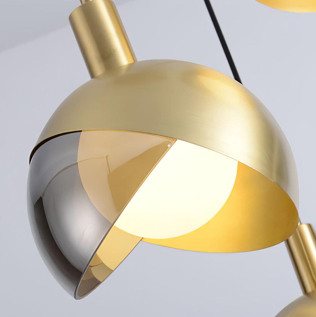 Sleek Single-Light Pendant - Modern Metal & Glass Design