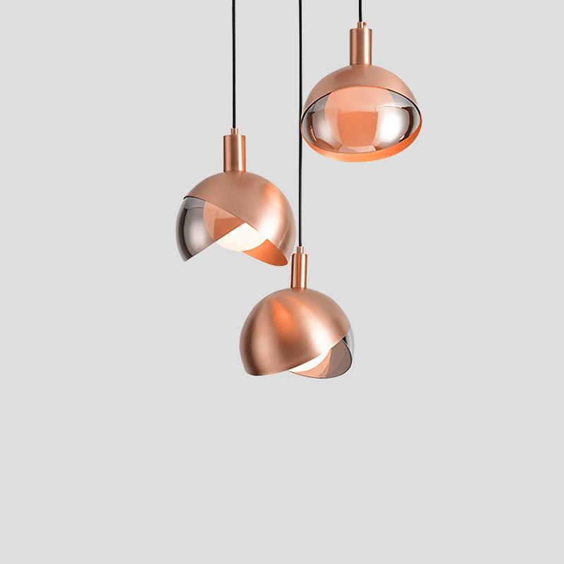 Sleek Single-Light Pendant - Modern Metal & Glass Design