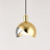 Sleek Single-Light Pendant - Modern Metal & Glass Design