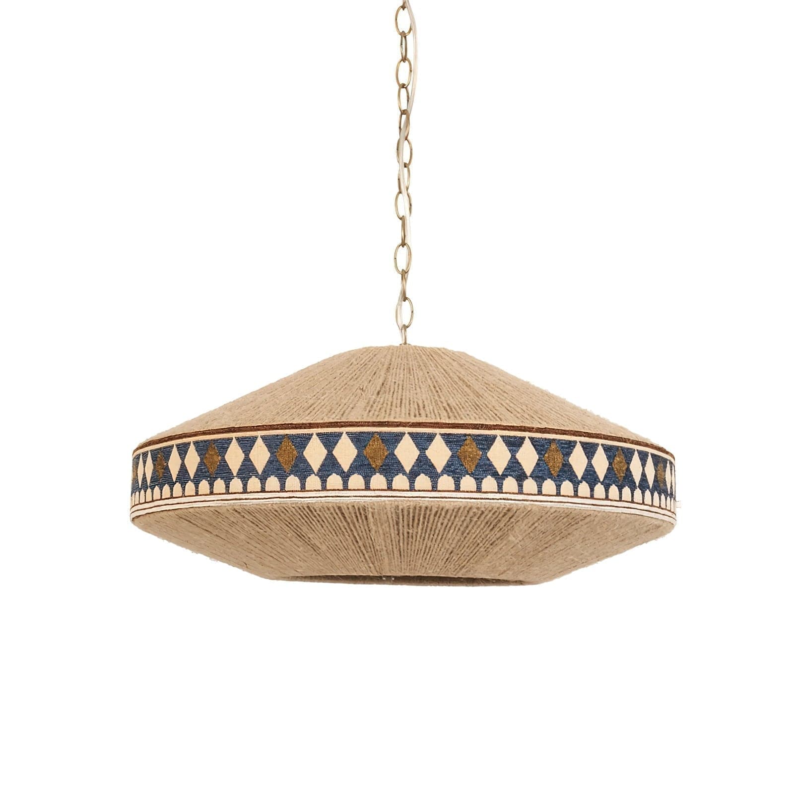 Bohemian Fringe Pendant Lamp - Tribal-Inspired Woven Design with Artisanal Touch