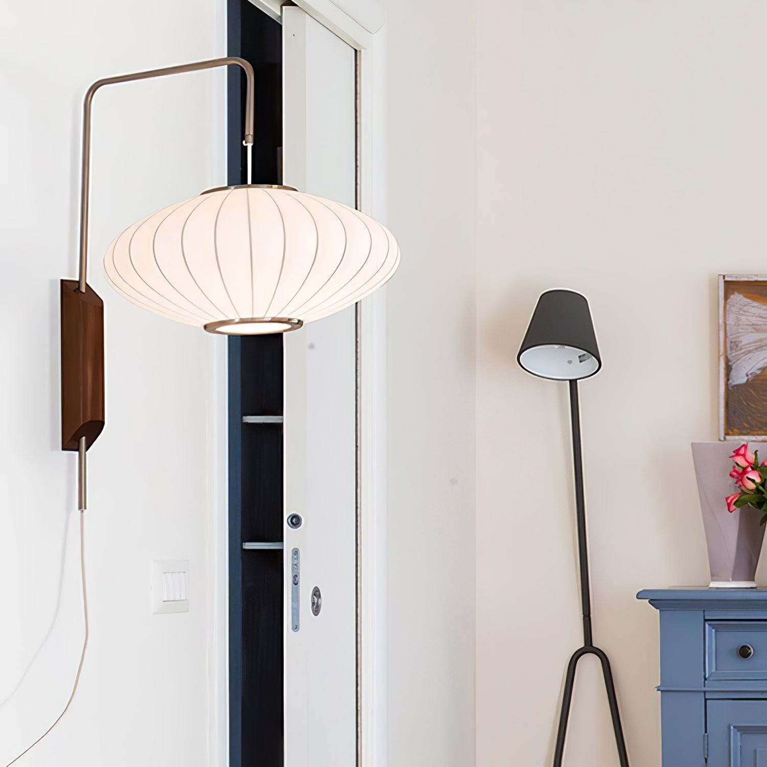 Nelson Wall Sconce – Mid-Century Modern LED Light Fixture