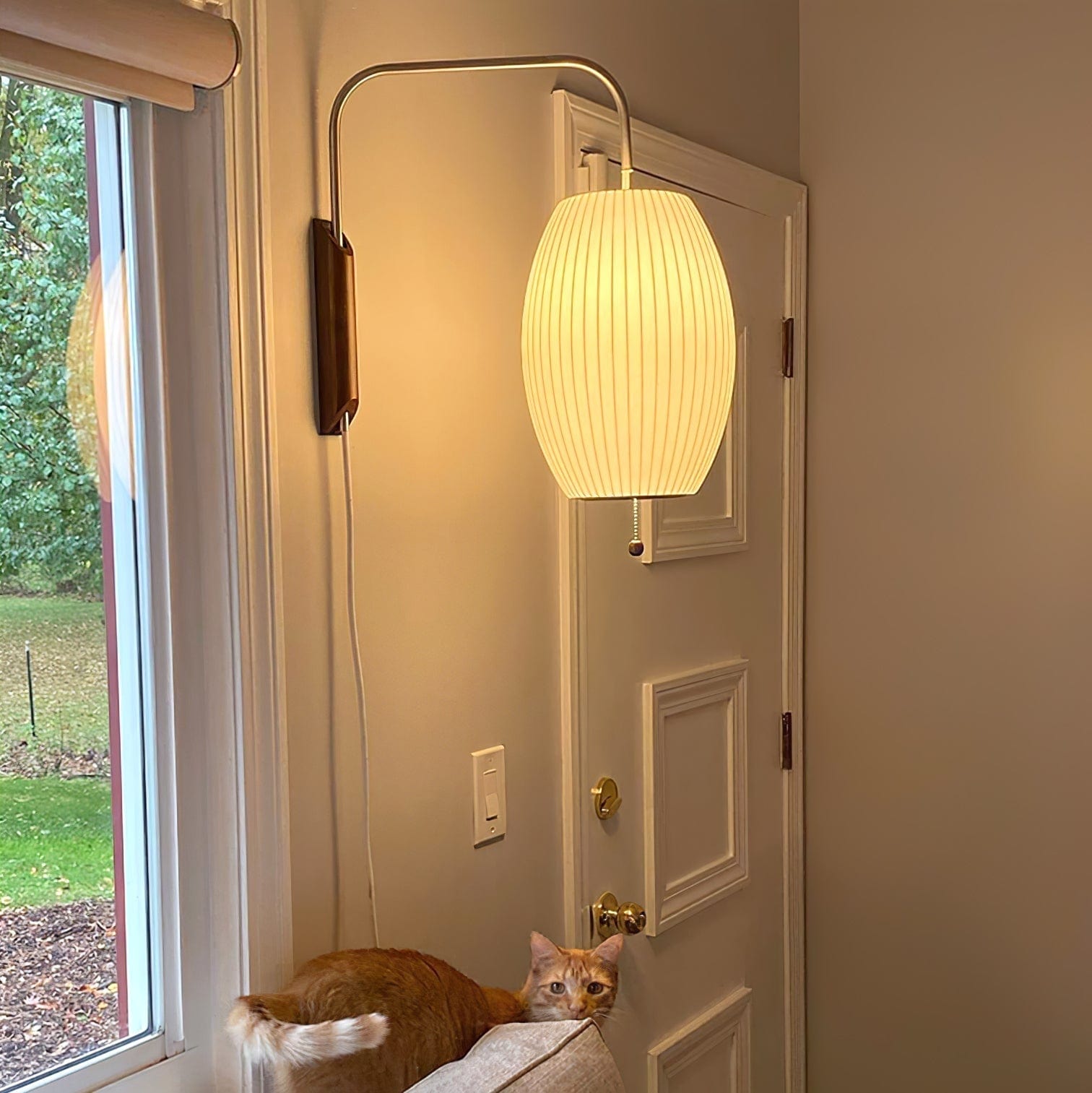 Nelson Wall Sconce – Mid-Century Modern LED Light Fixture