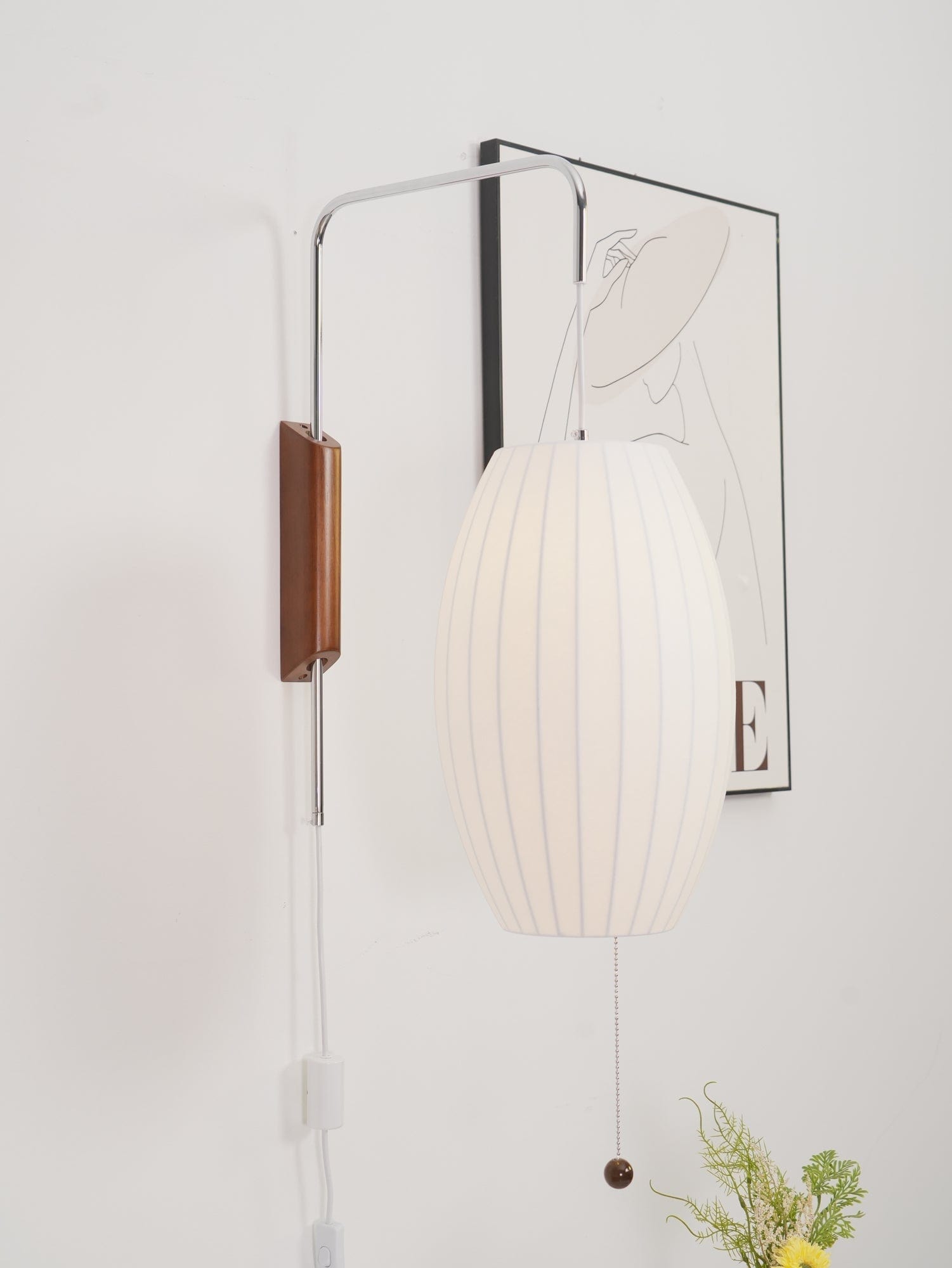 Nelson Wall Sconce – Mid-Century Modern LED Light Fixture