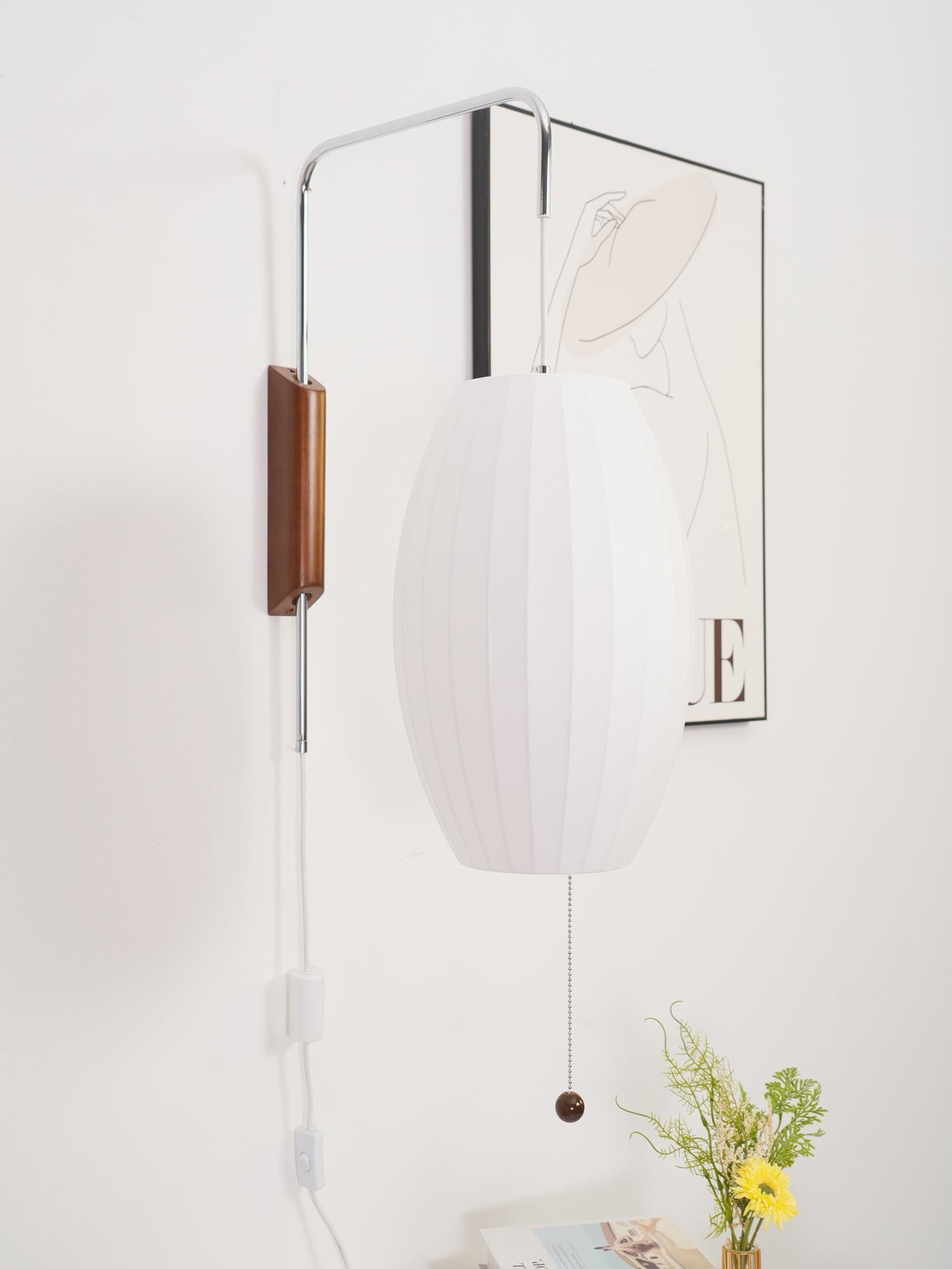 Nelson Wall Sconce – Mid-Century Modern LED Light Fixture