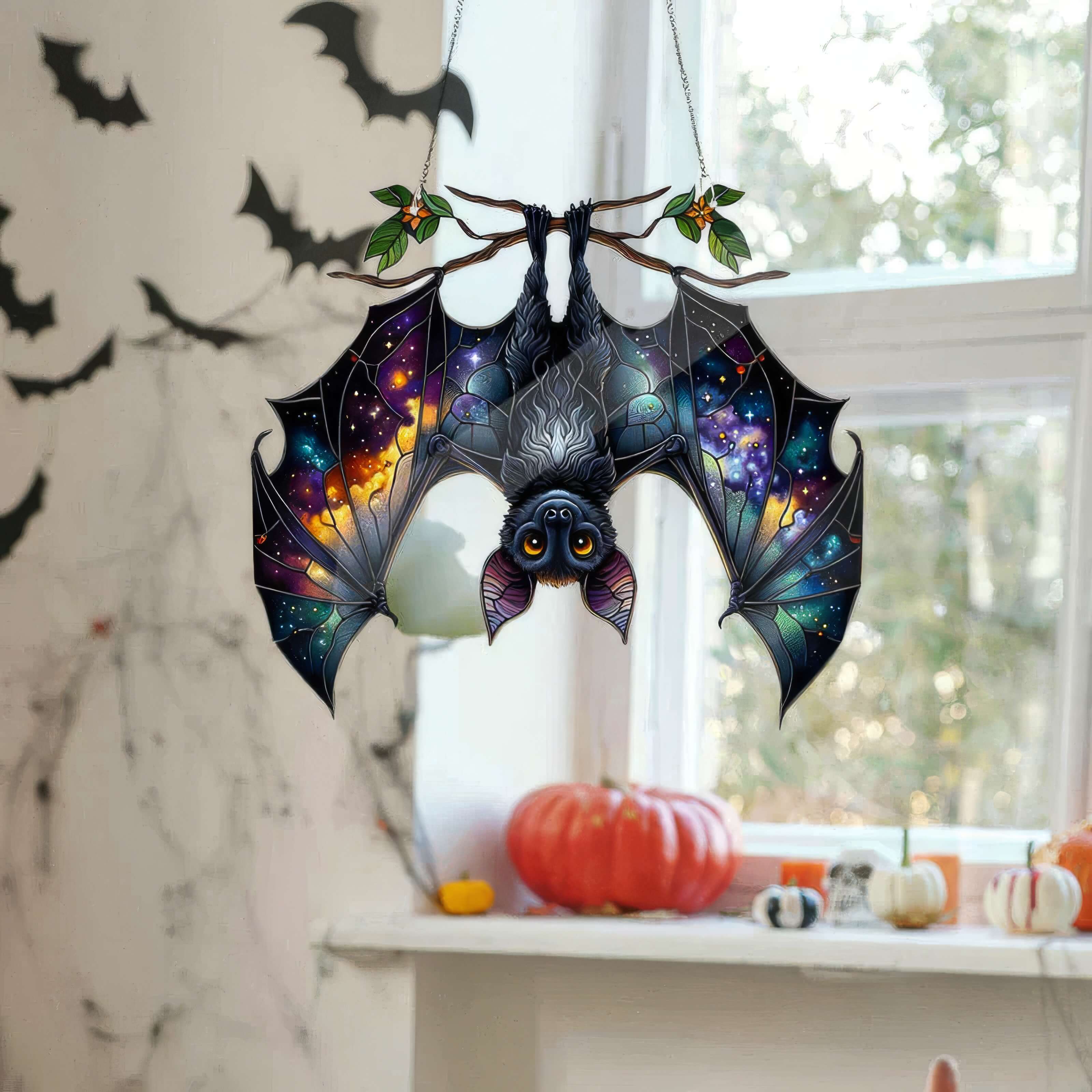 Celestial Cosmos Bat – Cosmic Window Decor