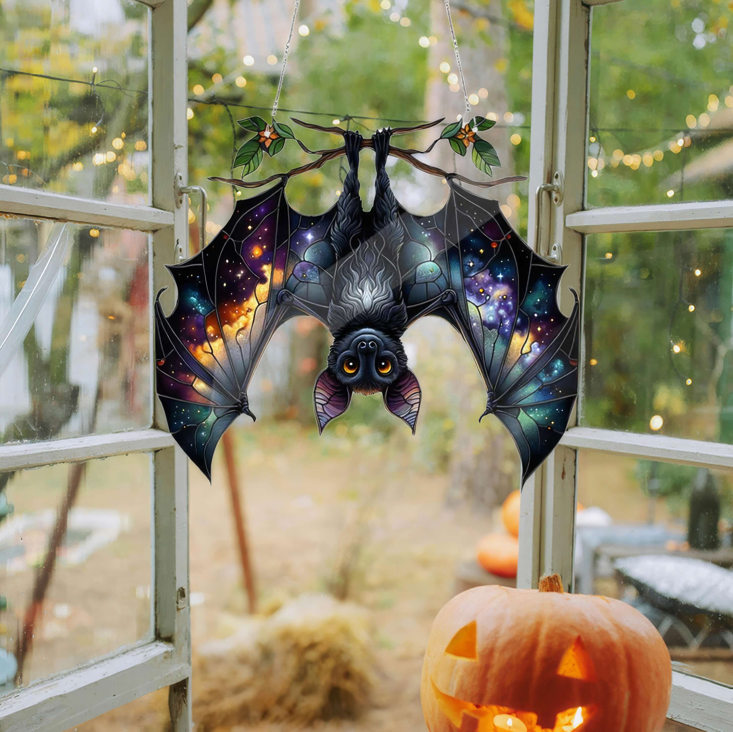 Celestial Cosmos Bat – Cosmic Window Decor