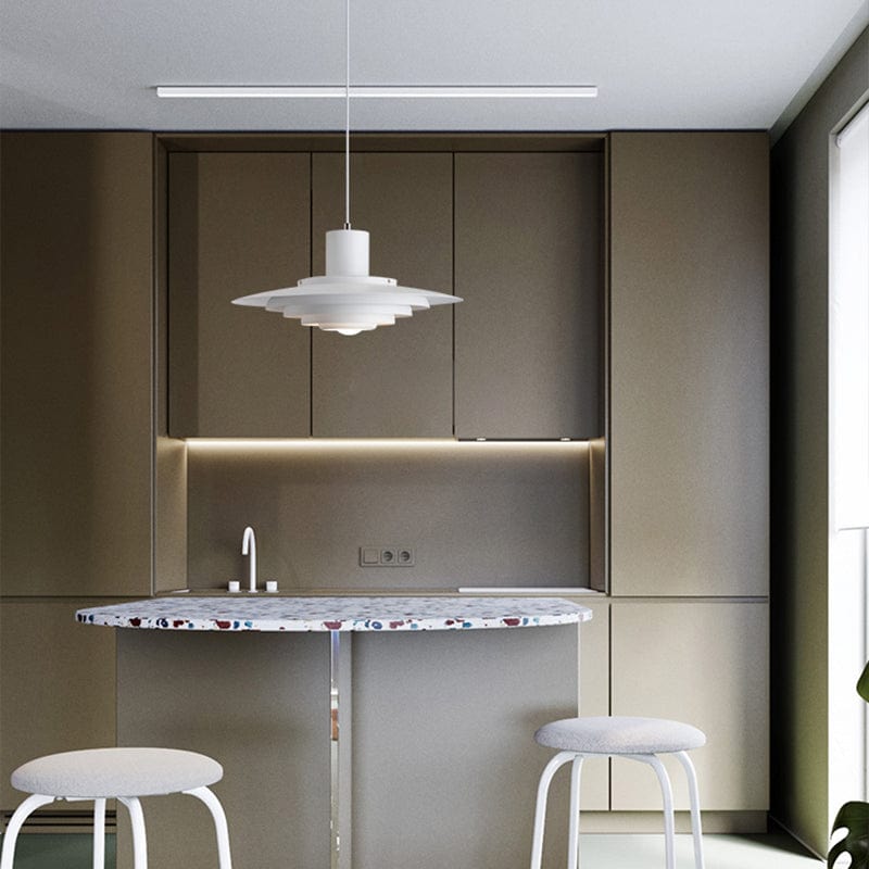 Modern Nordic Iron Aluminum Pendant Lamp – Sleek Lighting for Contemporary Interiors