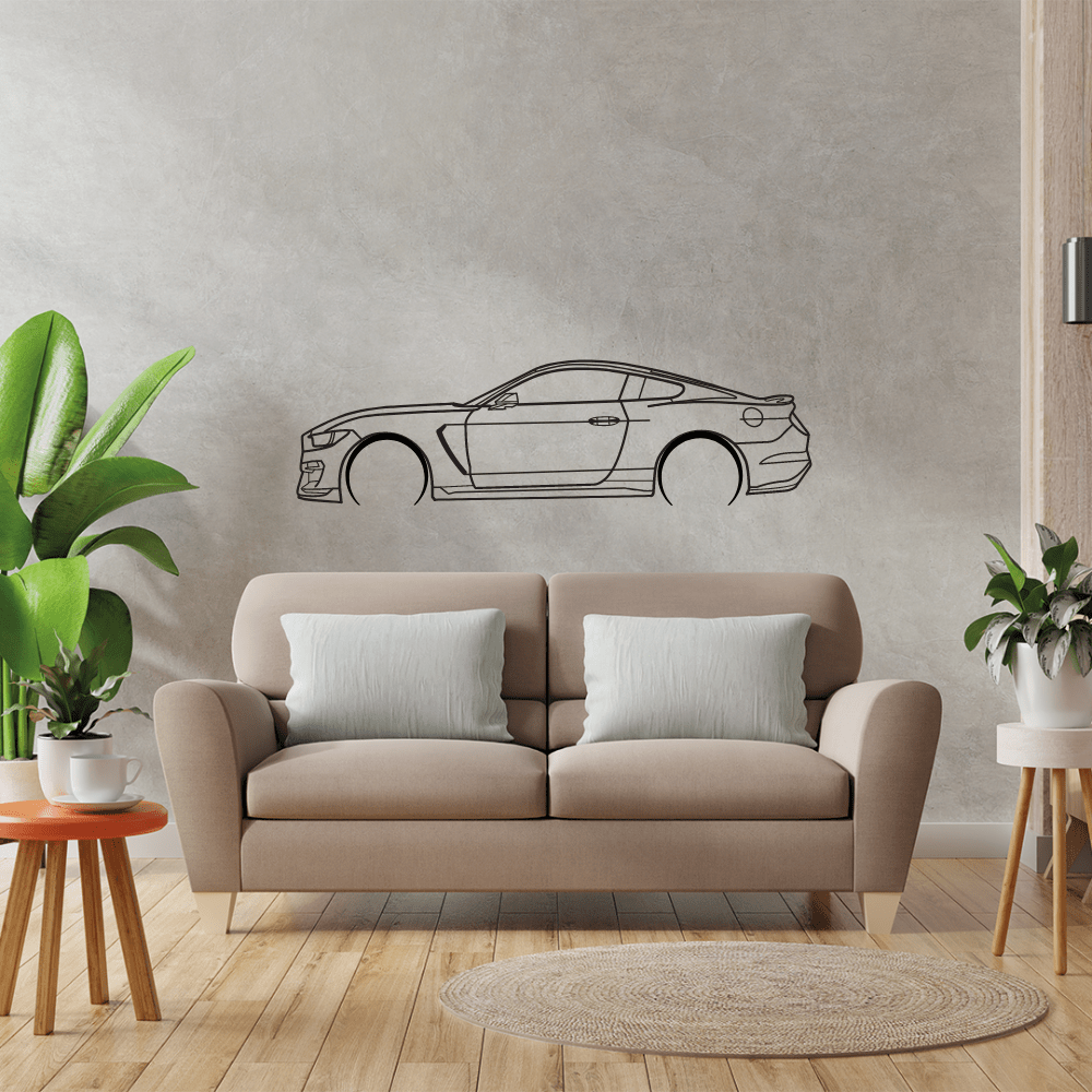 2016 Mustang GT350 Metal Wall Art | Muscle Car Wall Art Decor