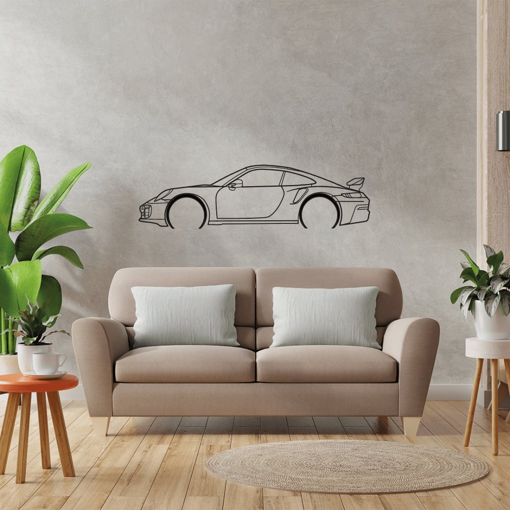 911 GT3 Model 991 Metal Wall Art | Luxury Supercar Wall Decor