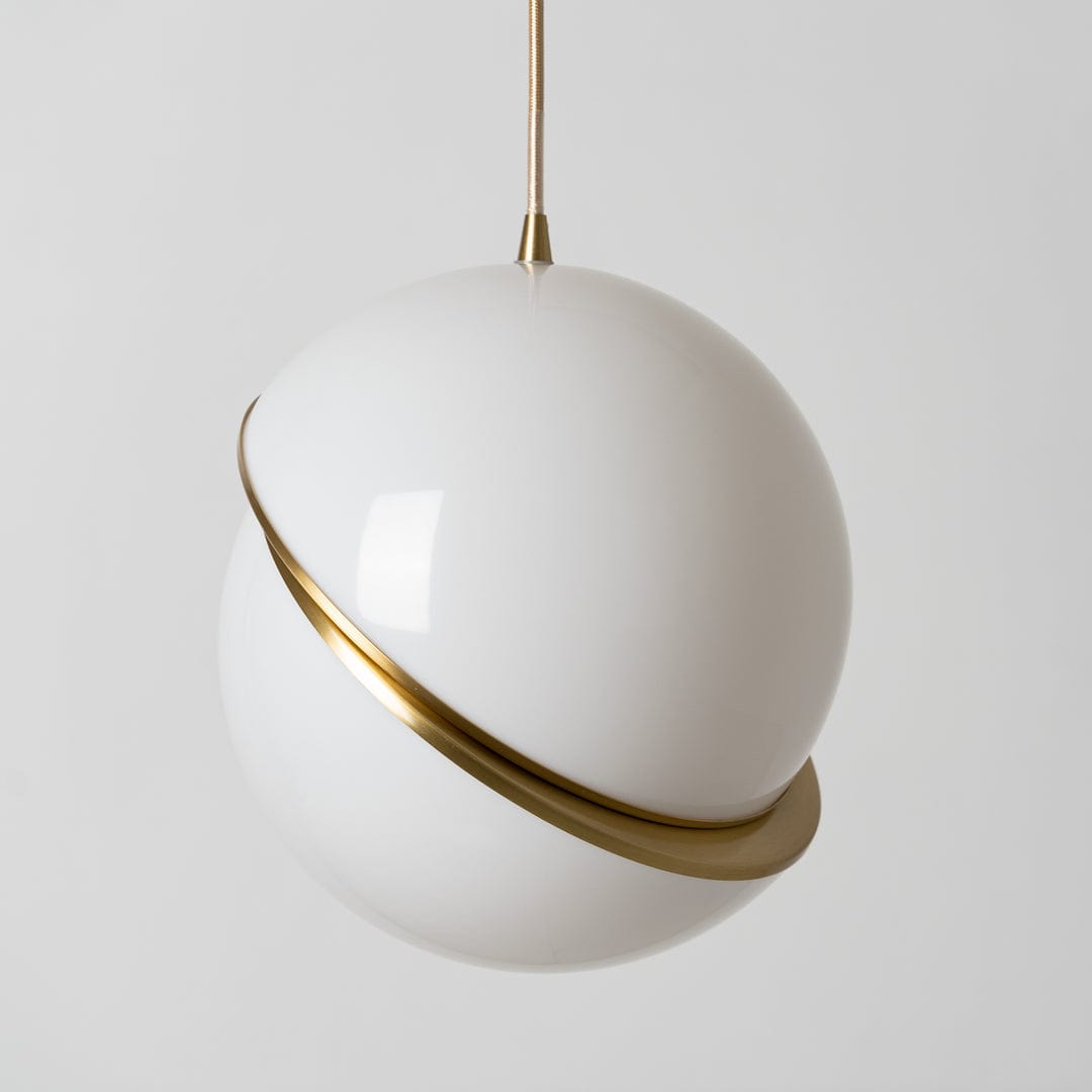 Crescent Pendant Lamp - Minimalist LED Lighting with Celestial Elegance