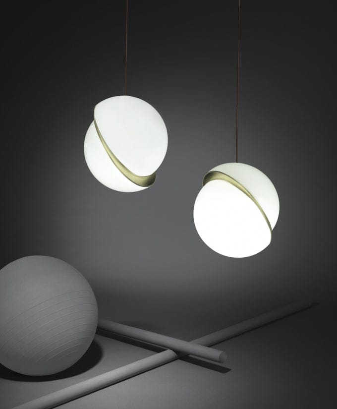 Crescent Pendant Lamp - Minimalist LED Lighting with Celestial Elegance