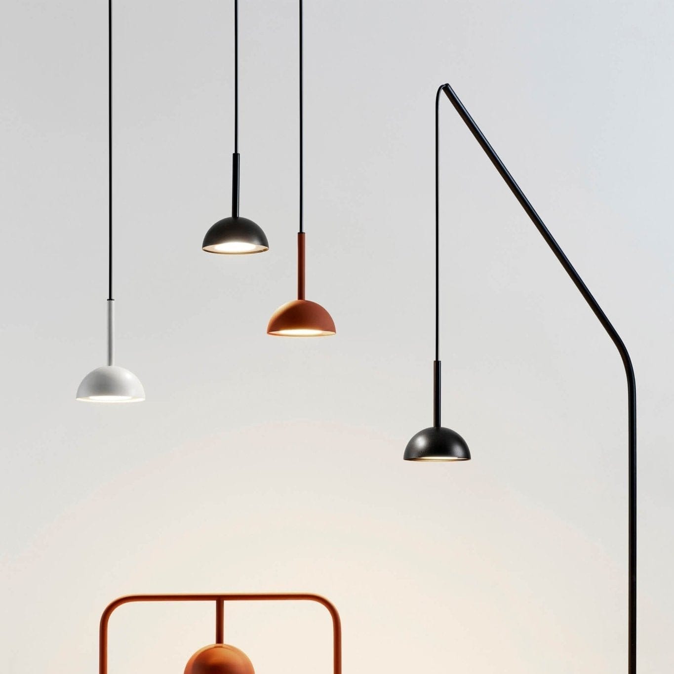 Cupolina Pendant Light - Elegant Metal LED Fixture with Geometric Design