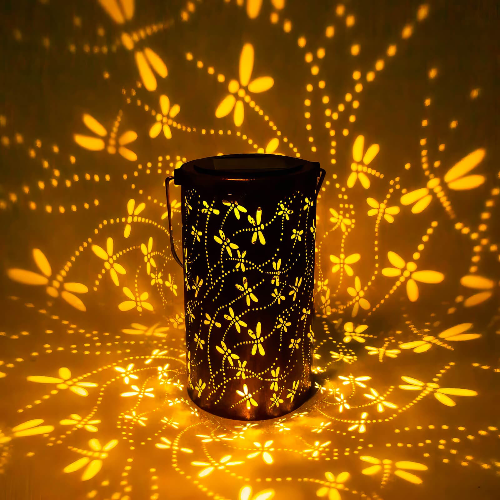 Dragonfly Dream Lantern - Solar-Powered Garden Light