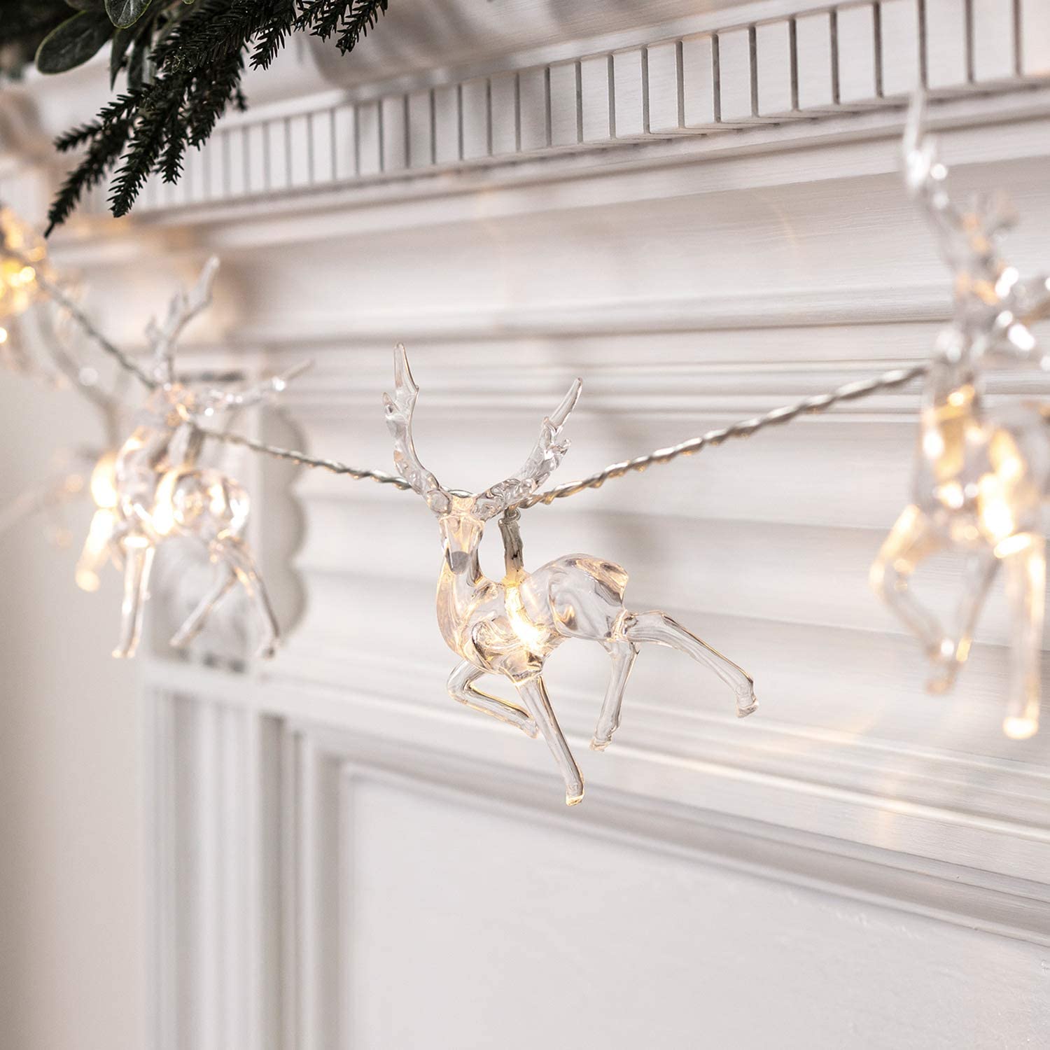 LED Christmas Reindeer String Lights – Festive Holiday Décor