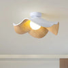 LotusGlow Wooden Ceiling Light – Nordic Elegance Meets Organic Design