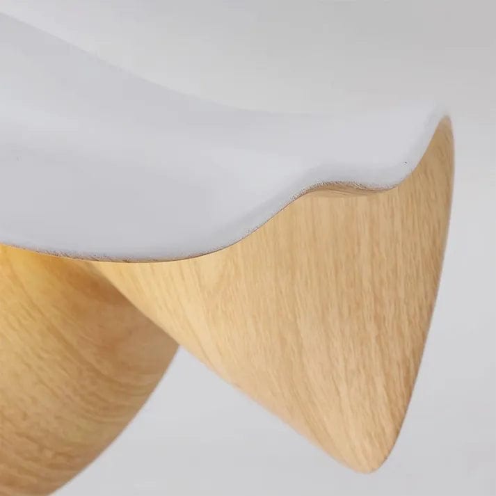 LotusGlow Wooden Ceiling Light – Nordic Elegance Meets Organic Design