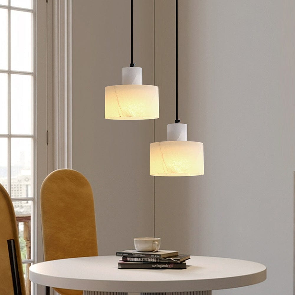 Scandinavian Marble Pendant Light – Minimalist Elegance for Your Home