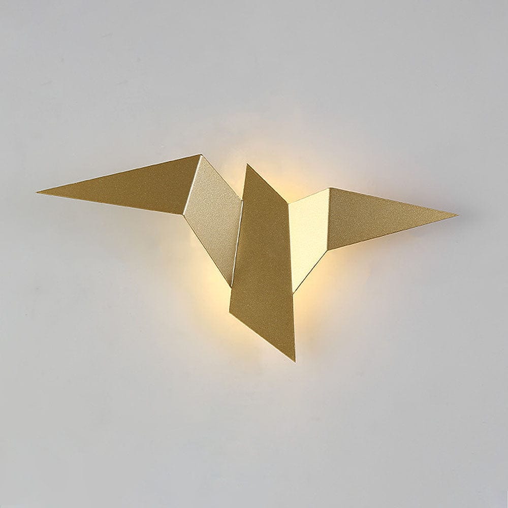 Creative Iron Bird Shape Wall Light – Whimsical LED Fixture