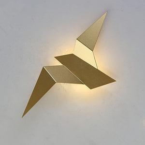 Creative Iron Bird Shape Wall Light – Whimsical LED Fixture