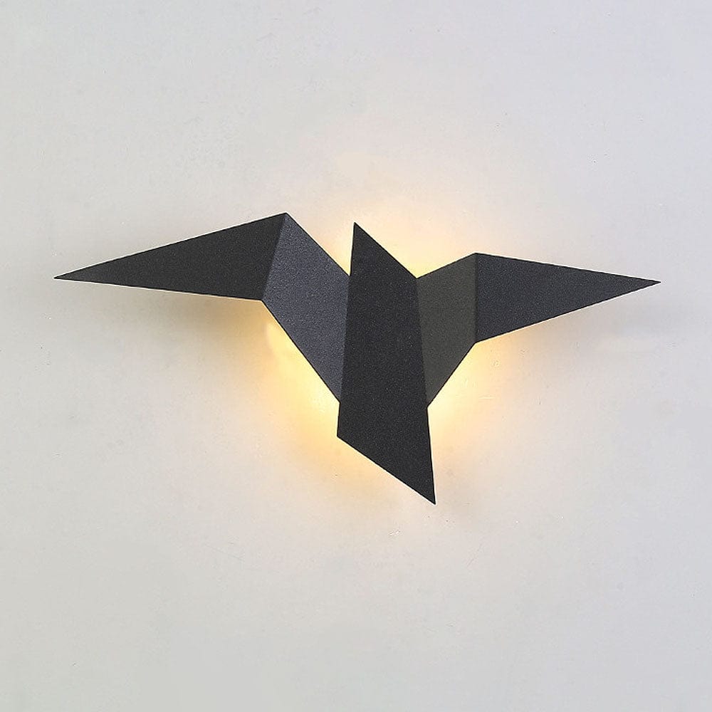 Creative Iron Bird Shape Wall Light – Whimsical LED Fixture