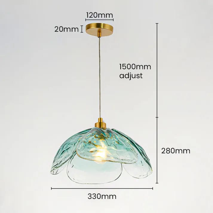 Flower Petal Bedside Pendant Light - Elegant & Artistic Design