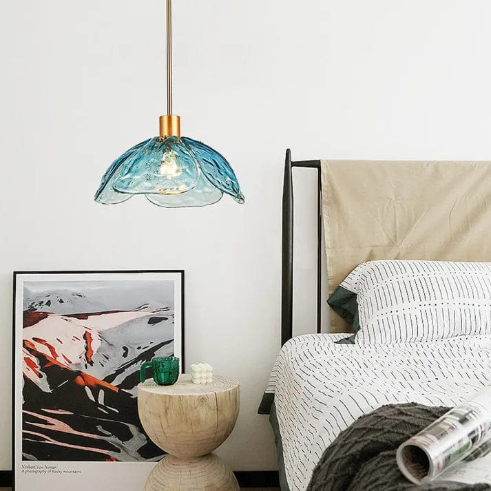 Flower Petal Bedside Pendant Light - Elegant & Artistic Design