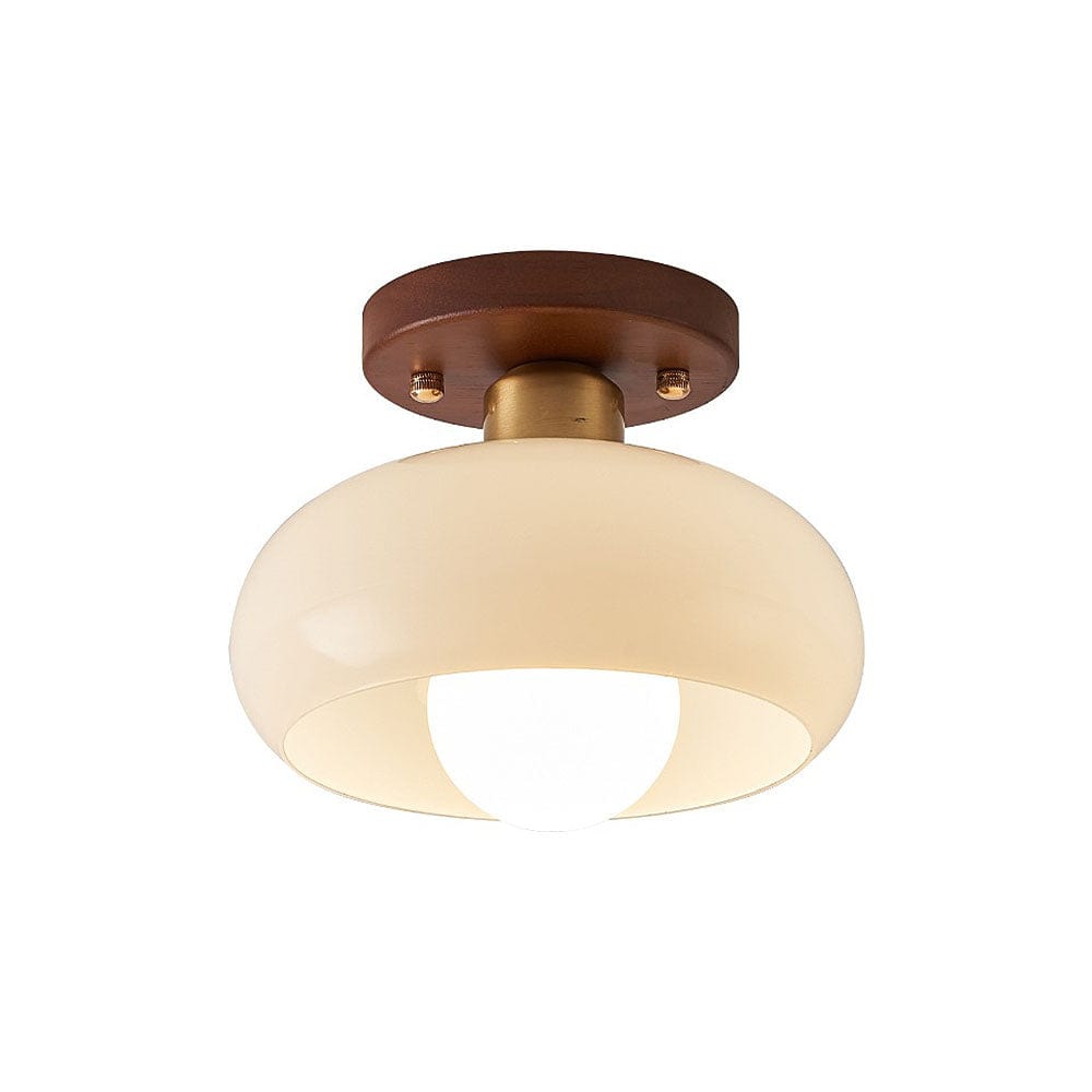 White Vintage Ceiling Lamp – Elegant Lighting for Small Spaces