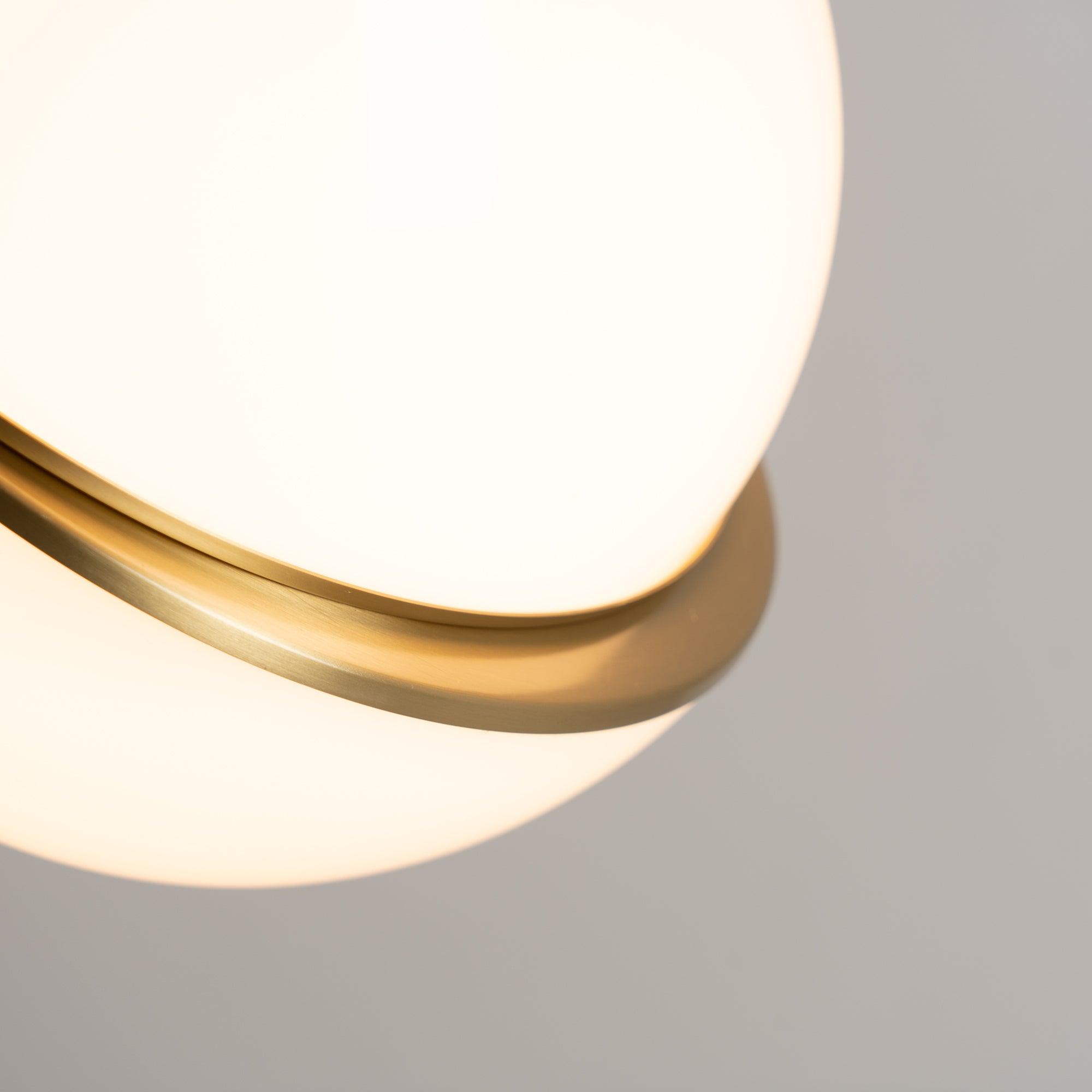 Crescent Pendant Lamp - Minimalist LED Lighting with Celestial Elegance