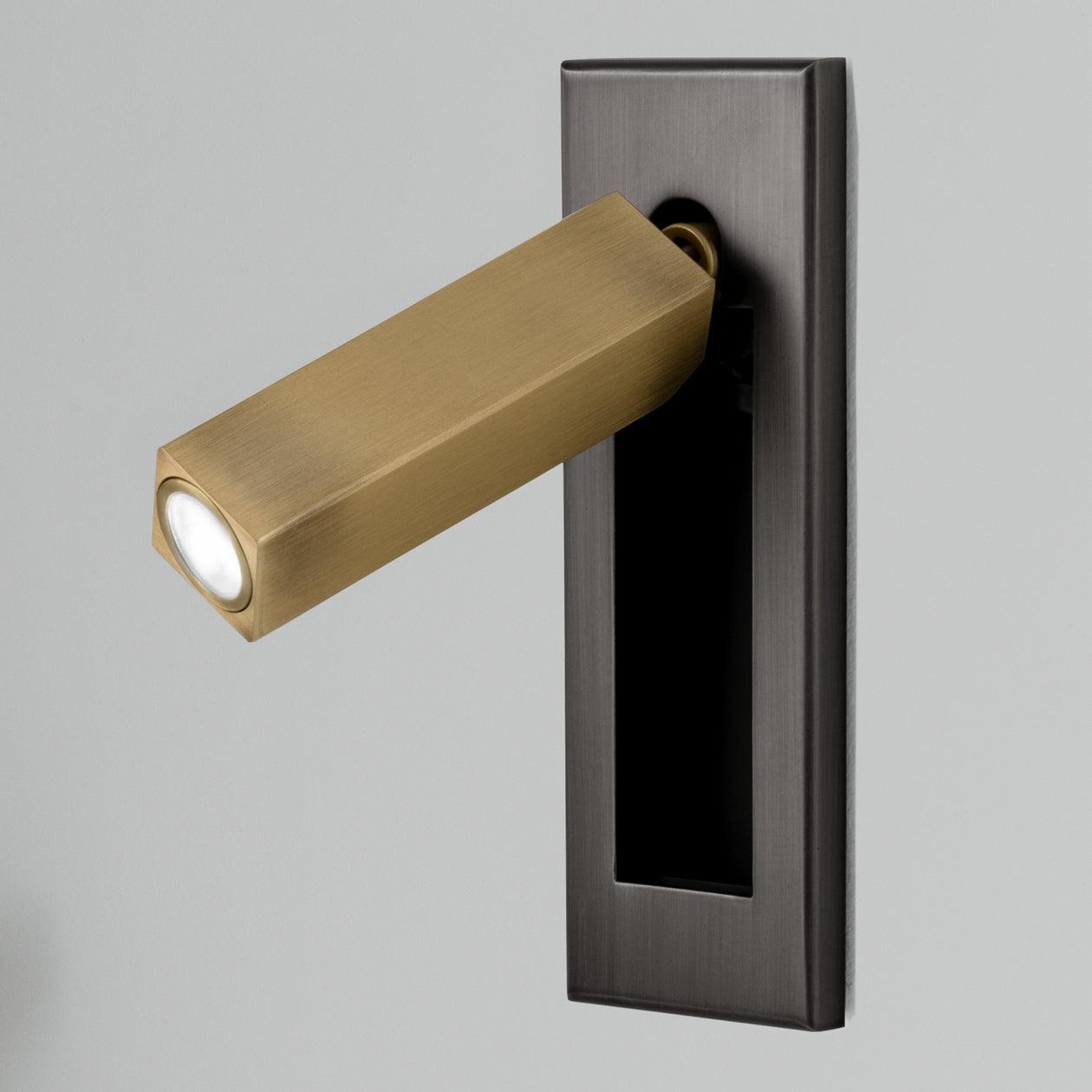 Modern Embedded Bedside Table Sconce with Adjustable Lighting