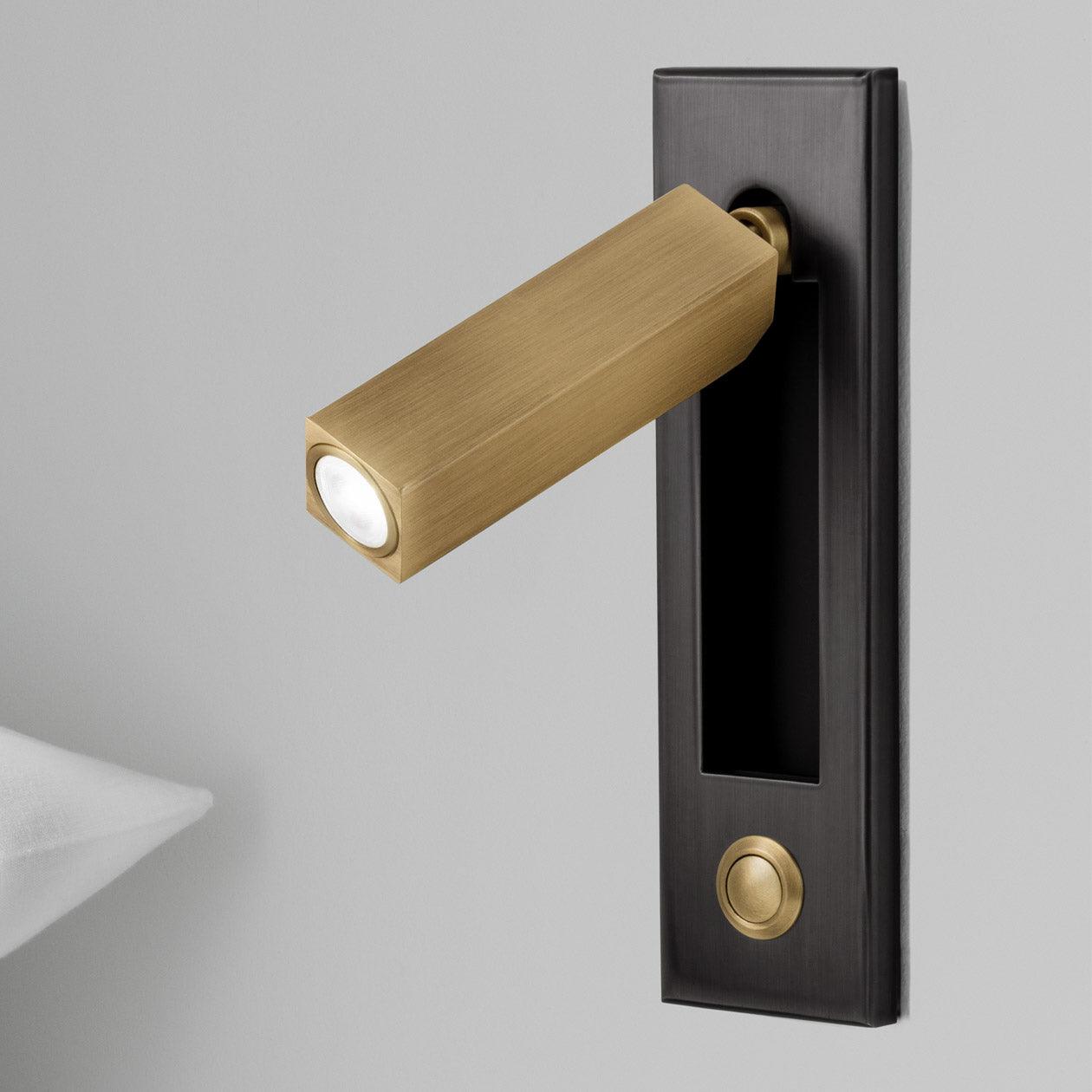 Modern Embedded Bedside Table Sconce with Adjustable Lighting