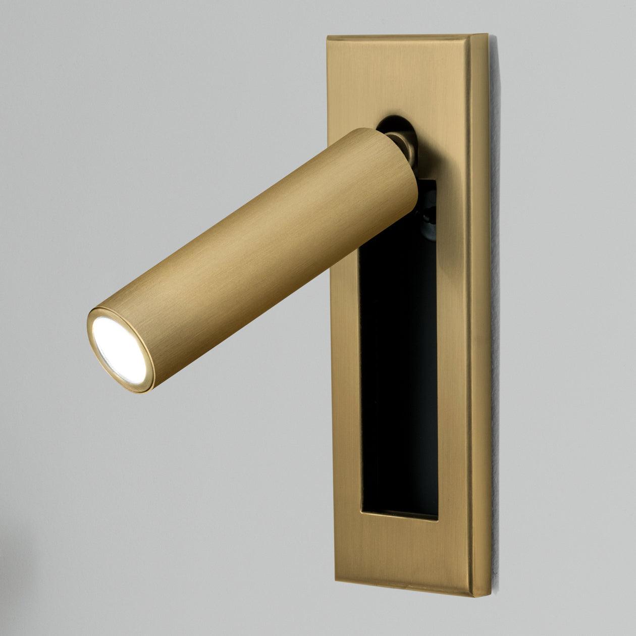 Modern Embedded Bedside Table Sconce with Adjustable Lighting