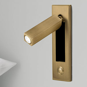 Modern Embedded Bedside Table Sconce with Adjustable Lighting