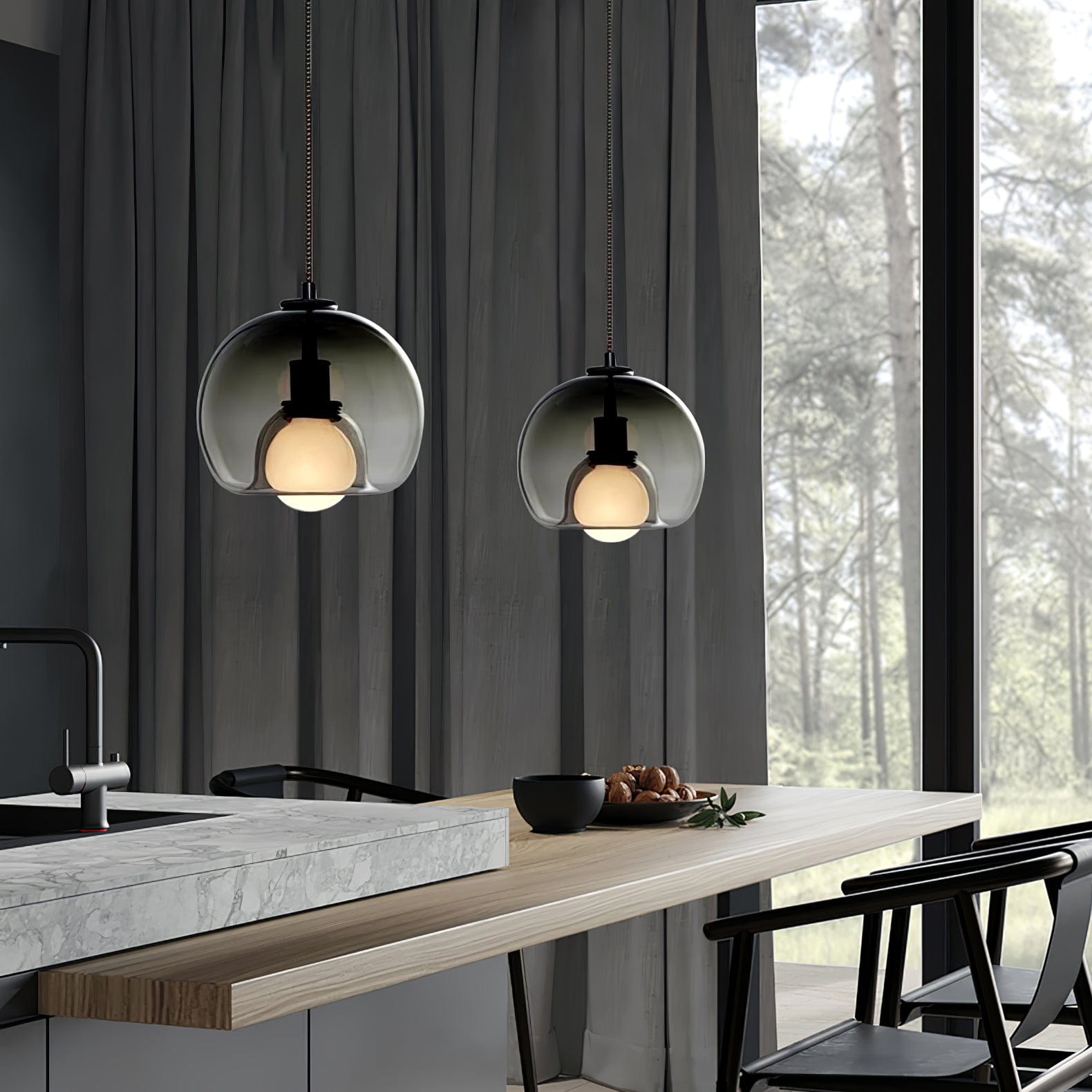 Eres Pendant Light - Modern Minimalist Design with Soft Diffused Lighting