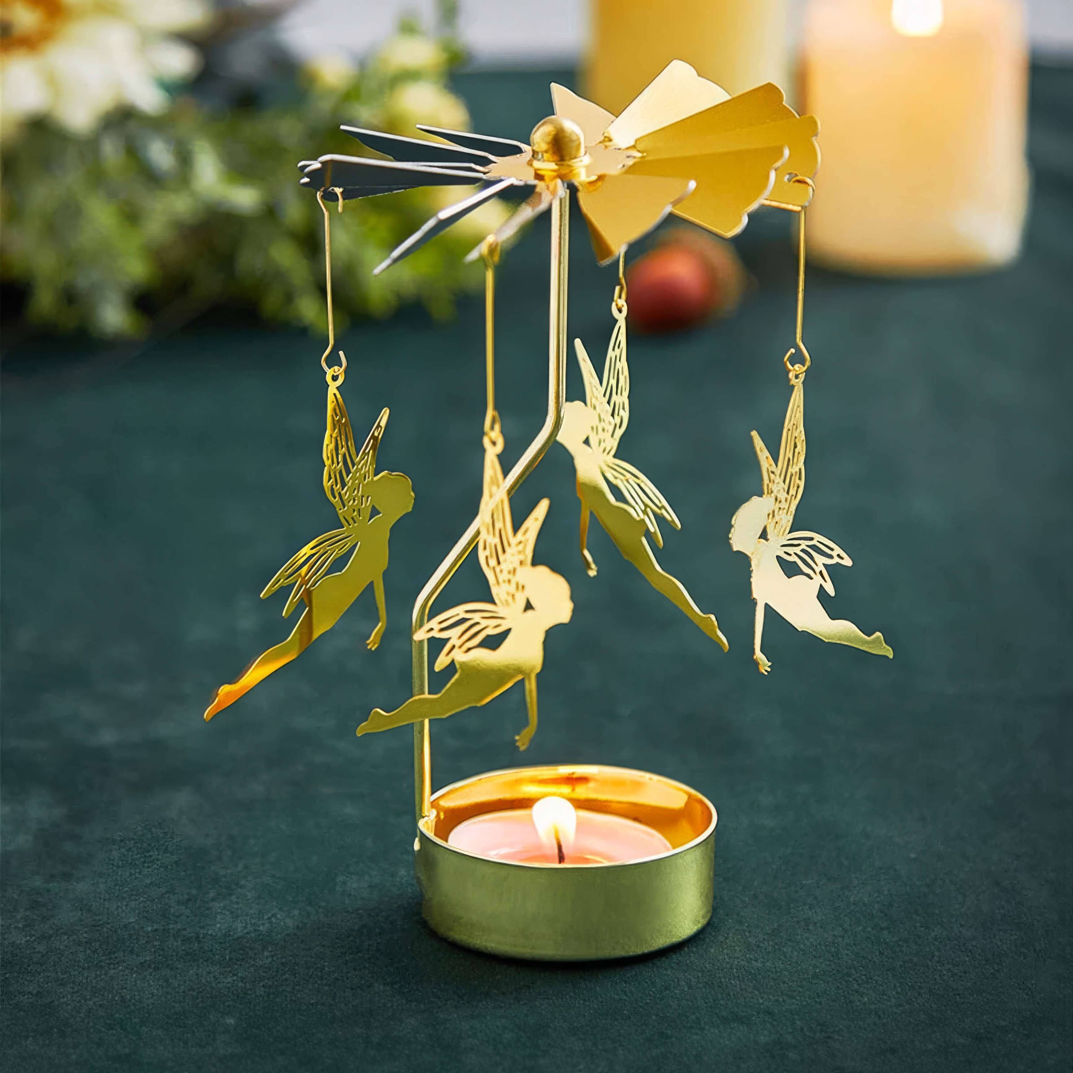 Fairy Fantasy Candle – Spinning Tea Light Holder