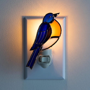 Feathered Friend Stained Glass Night Lights