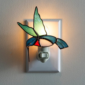 Feathered Friend Stained Glass Night Lights