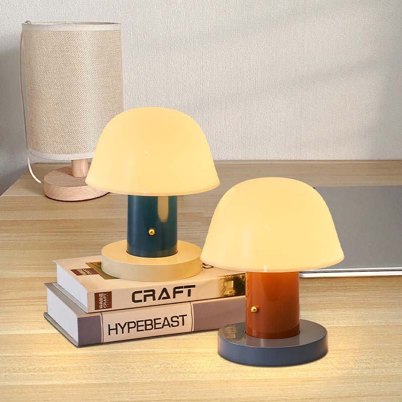 Mushroom Touch Lamp – Dimmable & Portable LED