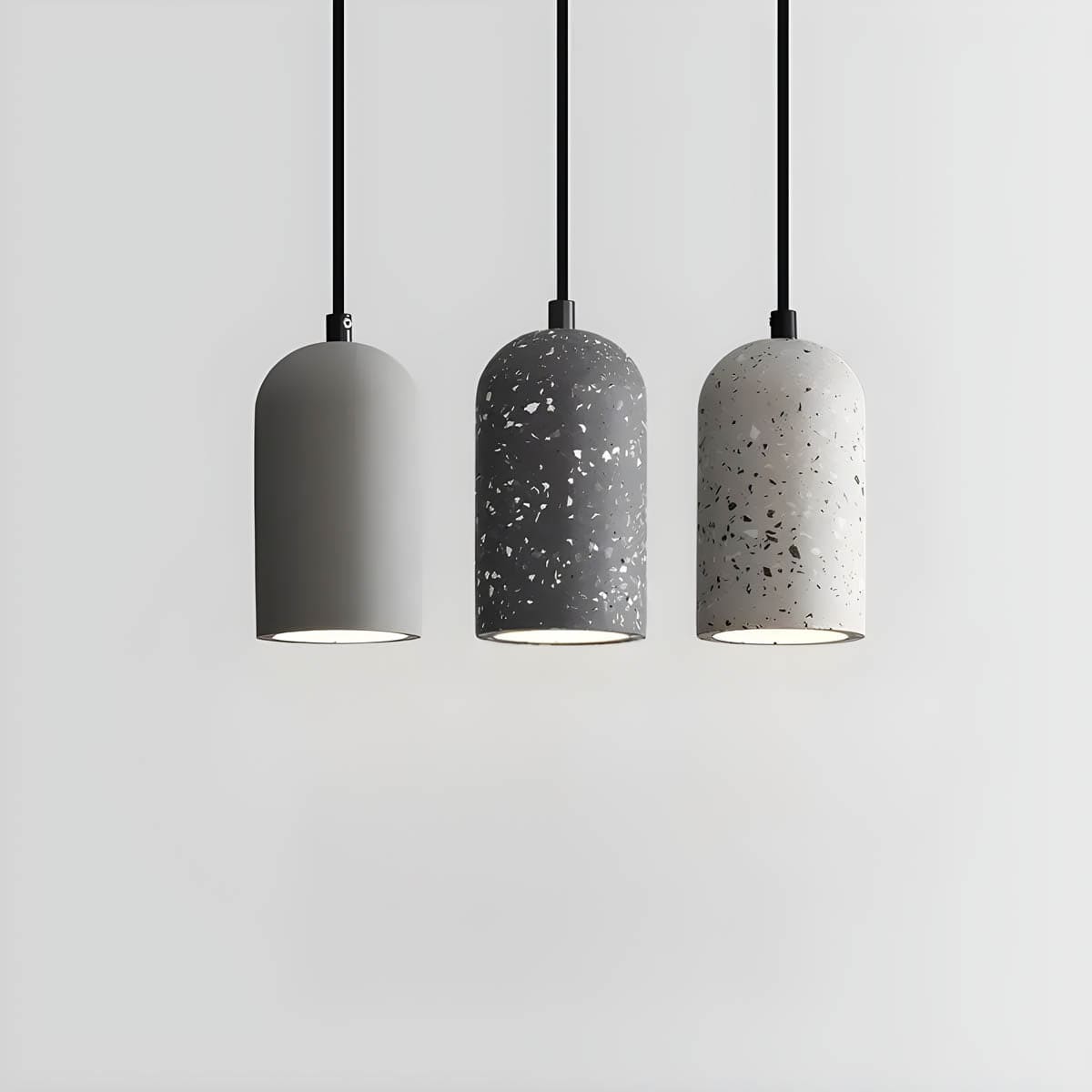 FORGI Concrete Pendant Light - Modern Industrial Lighting Fixture